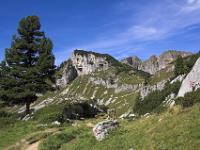 Österreich - Rofan Tour - Blick gen Gschöllkopf und Dalfazer Wände dahinter